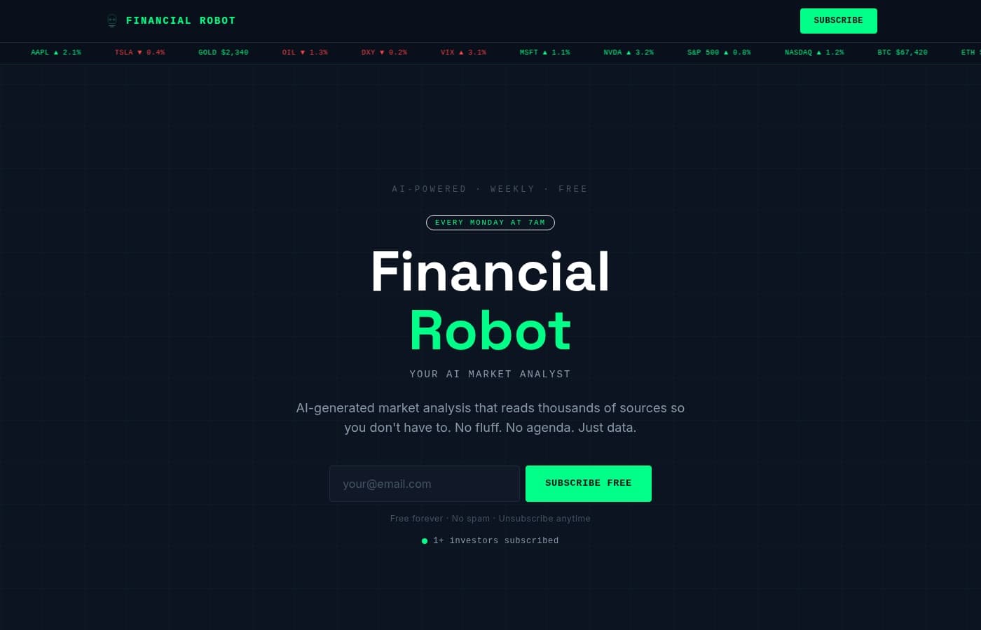Financial Robot
